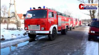 Relacja - Pożar w Bogucinie - 31.01.2012