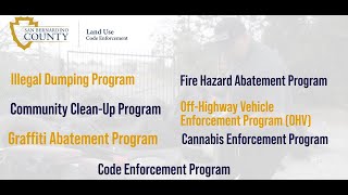 Get to know San Bernardino County Code Enforcement