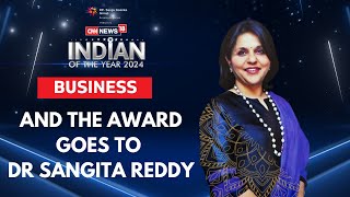 Indian Of The Year 2024 : Dr Sangita Reddy, Apollo Hospital's Group, Receives Business Award |News18