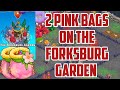 2 Pink Bags on The Forksburg Garden | The Forksburg Garden Pink Bag | Family Island | Oct 2024