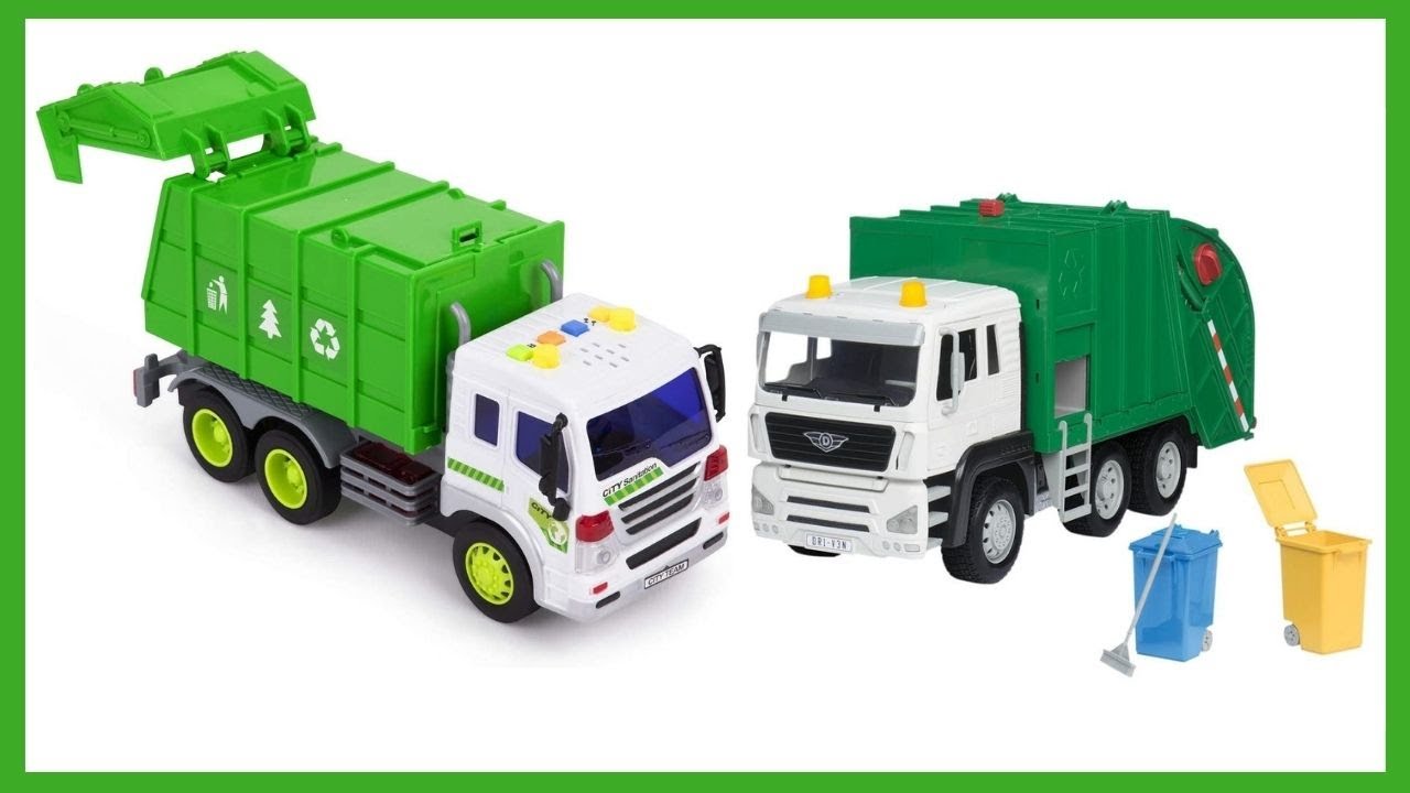 🚚🚛 Garbage Truck Toy Fun Video For Kids 🚧🚧 - YouTube