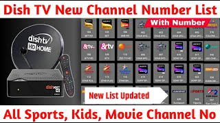 Dish TV Channel List with Price | Dish TV Channel Number- Sports Cartoon  Movies | Dish TV Number