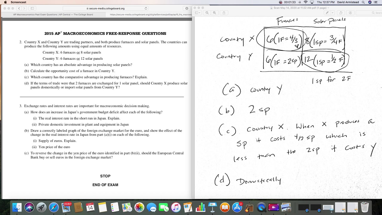 Ap Macro Practice 12 Youtube