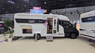 Motorhome with HUGE WASHROOM and single beds. Hobby Maxia T motorhome review.