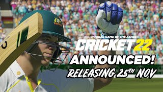 CRICKET 22 ANNOUNCED! GAMEPLAY + ALL THE DETAILS HERE!