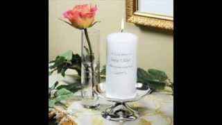 Wedding Memorial Candles, Frames and Vases