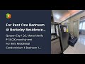 For Rent One Bedroom @ Berkeley Residences Katipunan