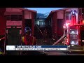 Fire destroys apartment complex in Detroit