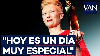 🎬El emotivo discurso de Tilda Swinton en Sitges 🏆