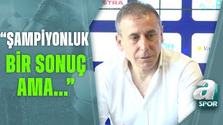 Trabzonspor Teknik Direktörü Abdullah Avcı Canlı Yayında Açıklamalarda Bulundu / A Spor / 12.05.2022