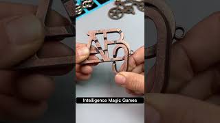 Metal AB Ring Magic Puzzle unlock #solved #unlock #hanayama #shorts