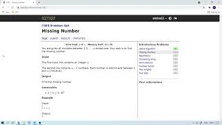 [CSES.FI PYTHON] Missing Number