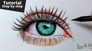 How to Draw Realistic Eye - Step by step for beginners