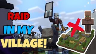 Minecraft but, Raid in my village is insane.
