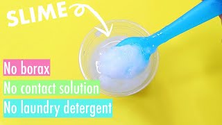 3 Ingredient Slime Without Borax, Contact Lens Solution, Laundry Detergent