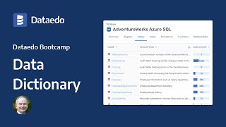 Dataedo Bootcamp - #7 Data Dictionary