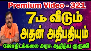 1586-7th HOUSE AND ITS LORD(7ம் வீடும்,அதன் அதிபதியும்)TRAILER-321#adityaguruji #jothidam