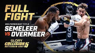 Striking at the highest level! Endy Semeleer vs. Jay Overmeer (Welterweight Titl