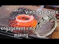 Vintage Style Engagement Ring - Birmingham Jewellery Quarter, UK