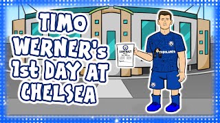 🔵TIMO WERNER's 1st DAY AT CHELSEA!🔵 (Not Liverpool)
