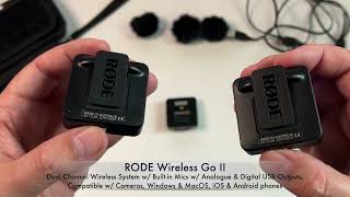 RODE Wireless Go II Mics \u0026 Transmitter  |  HPR Product Review