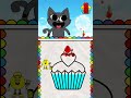 Game for IQ 200 : Painting Love Cake Color Puzzle Game Part 1 - Smiling Critters Animation #catnap