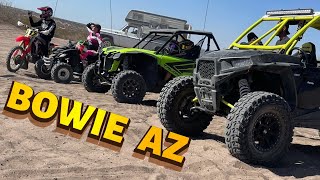 Bowie ARIZONA Hot Well Sand Dunes ATV UTV Dirt Bike Riding