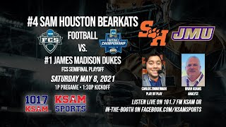 College Football - FCS Semifinal Playoff - #1 James Madison Dukes vs #4 Sam Houston Bearkats - 5/8/2