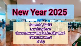 ❣️Demo/ New Year 2025 #linedance #Beginner  #올림픽공원수영장 #한국스포츠문화예술협회 #강남문화재단 #세곡문화센터