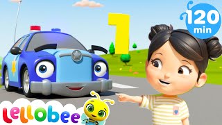 Counting Vehicles With Ella | Baby Nursery Rhyme Mix - Preschool Playhouse Songs