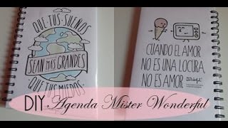 DIY: AGENDA MISTER WONDERFUL | BACK TO SCHOOL ♥ Laura Yanes