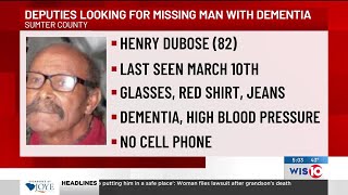 Sumter County deputies ask public to help locate missing man with dementia