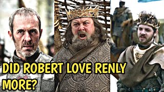 Why did Robert give Storm's End to Renly and not to Stannis?