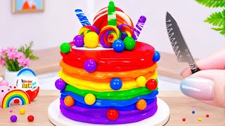 Wonderful Rainbow Candyland Cake 🌈🍭 Best Of Mini Rainbow Cake Decorating Ideas 💕 The Cake Corner