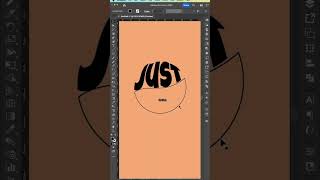 Easy Illustrator warped text effect #illustrator #tutorial #typography #design #digitalart