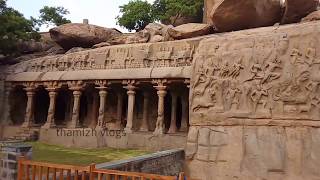 Arjuna's Penance in Mamallapuram - அர்ஜுனனின் தவம் மாமல்லபுரம் - Descent of the Ganges Mahabalipuram