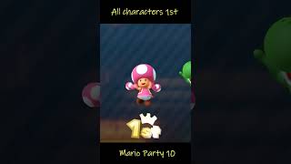 Mario Party 10 All Characters - 1st Celebrate