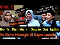 Viral !! Ibu Tri Rismaharini Cagub Jatim Sowan Gus Iqdam !!Bu Risma Menangis Di Depan Jamaah !!