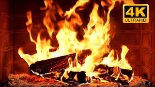 🔥 FIREPLACE 4K (NO ADS) Fireplace with Burning Logs and Crackling Fire Ambience. Wallpaper 4K