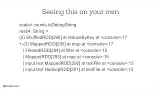 Tuning and Debugging Apache Spark
