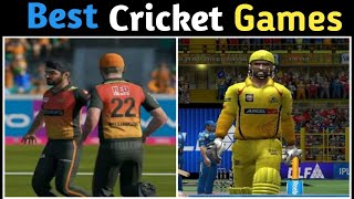 TOP 5 BEST CRICKET GAMES FOR ANDROID/iOS||High Graphics Cricket Games
