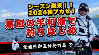 2024フカセ釣りシーズンイン！爆風の宇和海でグレを追う！