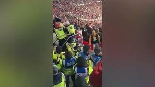 Hungary Fans Fight Police @ England Away WC QUALIFIER 12/10/2021