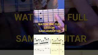 THE PENTATONIC TAPPING MAP OF THE FRETBOARD #tapping #samjamguitar #guitarlesson