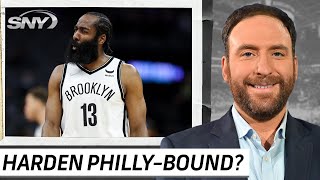 NBA Insider Ian Begley: Nets 'frustrated' with James Harden seeming desire to play for 76ers | SNY