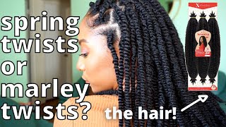 SPRING TWIST? MARLEY TWIST? IDK...Outre Xpression Springy Afro Twist | JaiChanellie