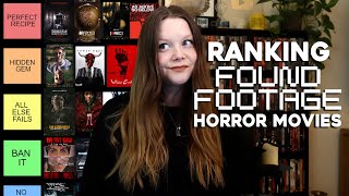 Ranking Found Footage Horror 40+ MOVIES | TIER LIST