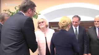 Serbian And Croatian Leaders Meet Aiming To Mend Relations