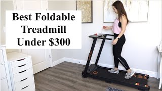 Best Foldable Treadmill Under $300 | UREVO Treadmill Review + Peloton App Running Experience