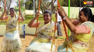 Minister RK Roja Swinging Video | Roja Inaugurated TUDA Park in Vadamalapet  | @SakshiTVLIVE